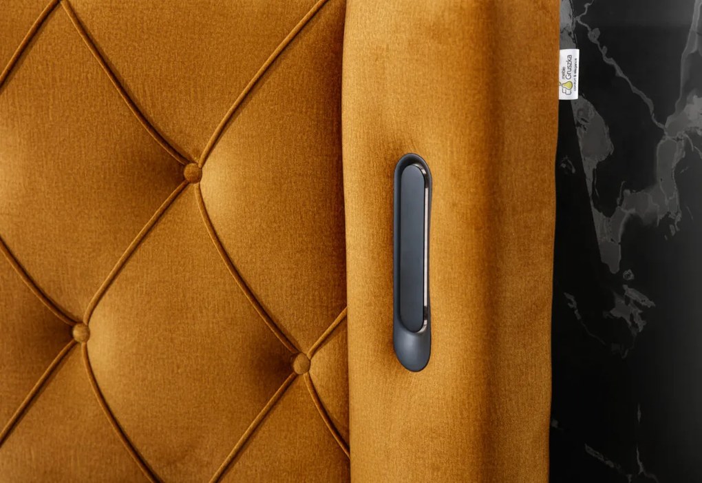 SONO kárpitozott boxspring ágy, 200x200, monolith 84