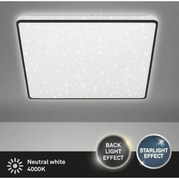Briloner 3749-415 - LED Mennyezeti lámpa LINO LED/24W/230V fekete