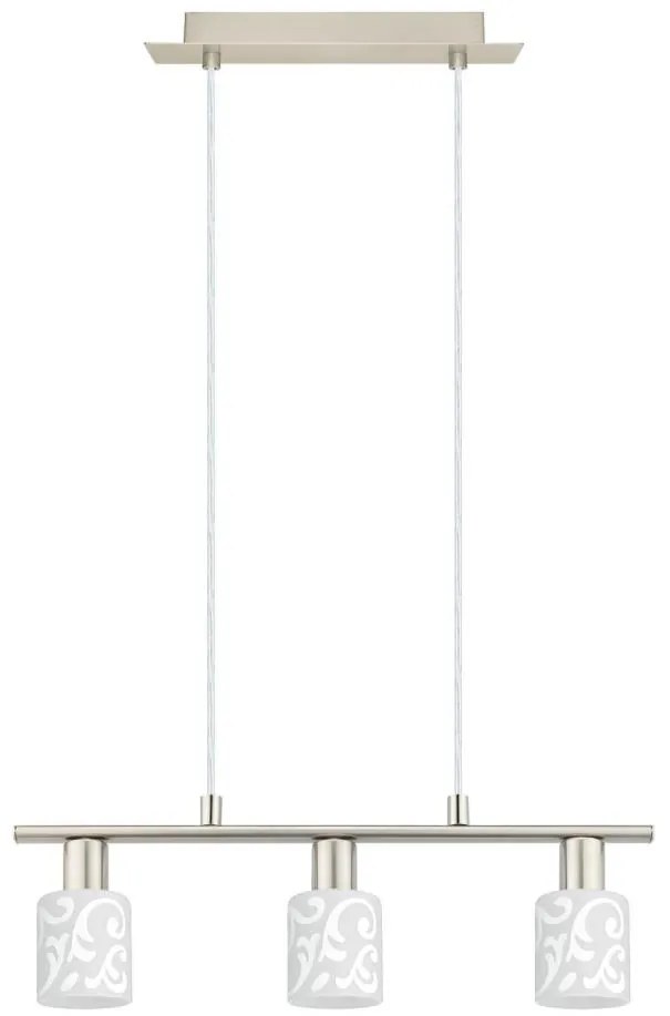 Eglo - LED csillár MY CHOICE 3xE14/4W/230V króm/fehér, kábellel