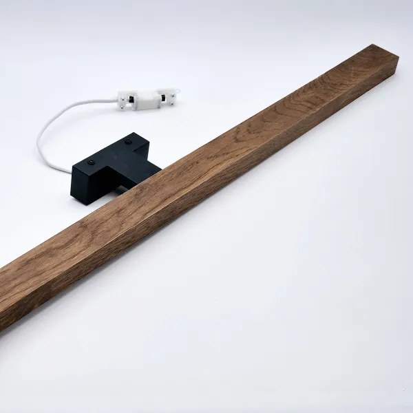 Brilagi-LED Fürdőszobai tükörmegvilágítás WOODY MIRROR LED/15W/230V IP44 tölgy/fekete