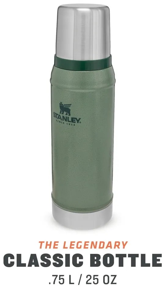 Zöld termosz bögrével 750 ml – Stanley