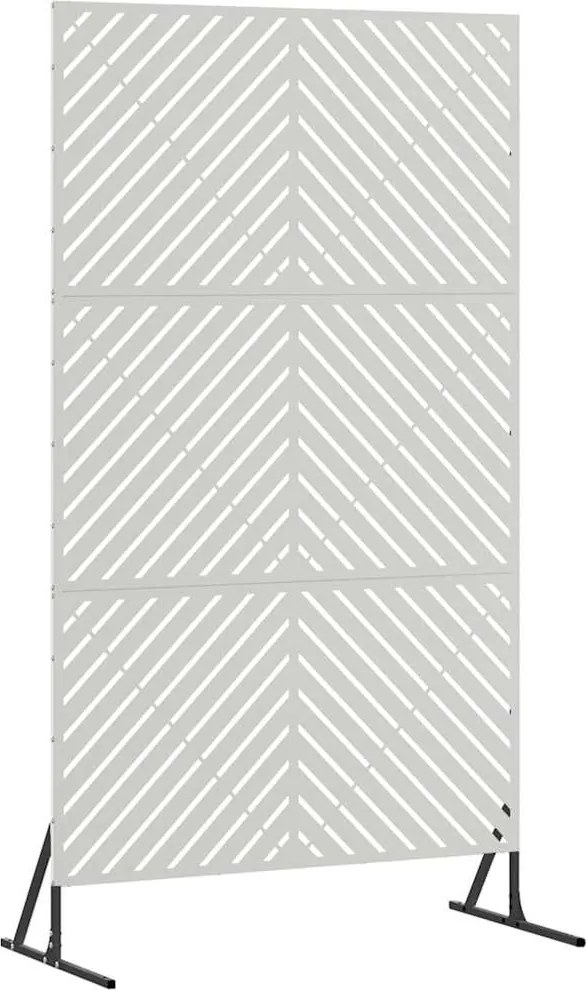 vidaXL Magánszféra Képernyő Szürke 100 x 50 x 180 cm Acél