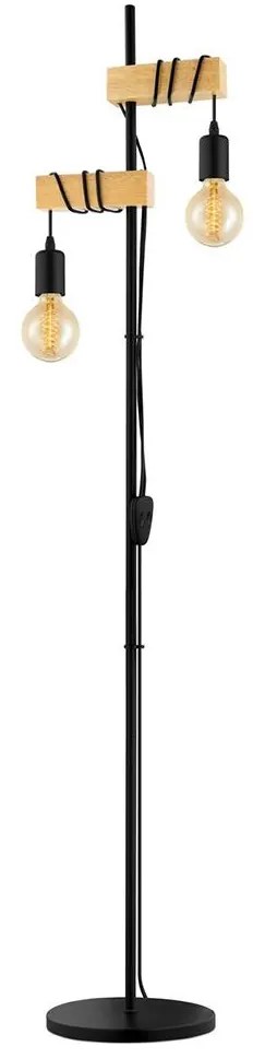 Eglo 32919 - Állólámpa TOWNSHEND 2xE27/10W/230V