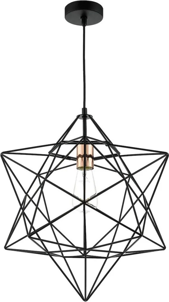 DAR LIGHTING LUA0122 LUANDA Vintage Függesztett Lámpa E27 IP20