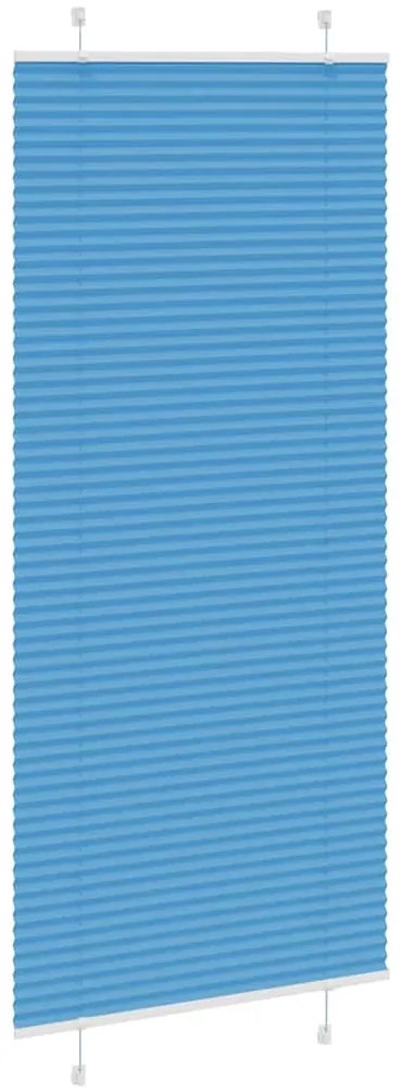 pliszírozott redőny kék 85x200 cm szövetszélesség 84,4 cm
