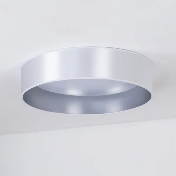 Duolla - LED Mennyezeti lámpa ROLLER LED/24W/230V átm. 45 cm ezüst