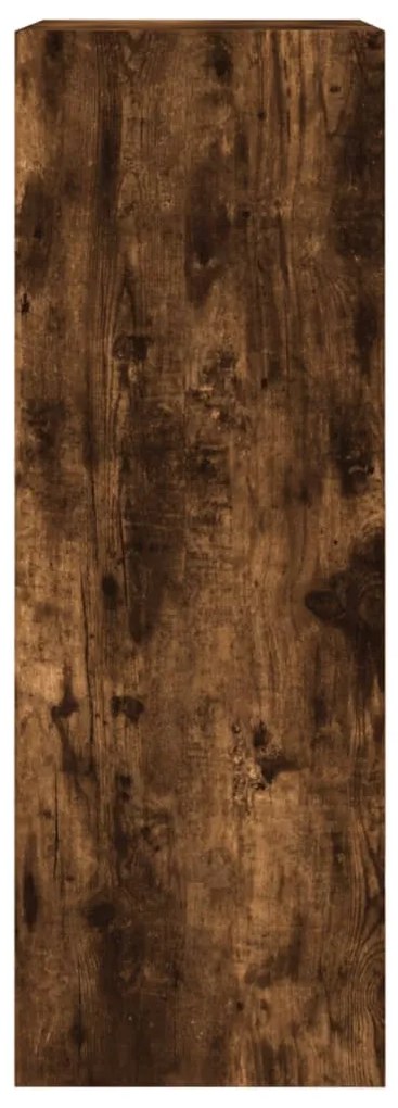 füstös tölgy színű szerelt fa cipőszekrény 60 x 34 x 96,5 cm