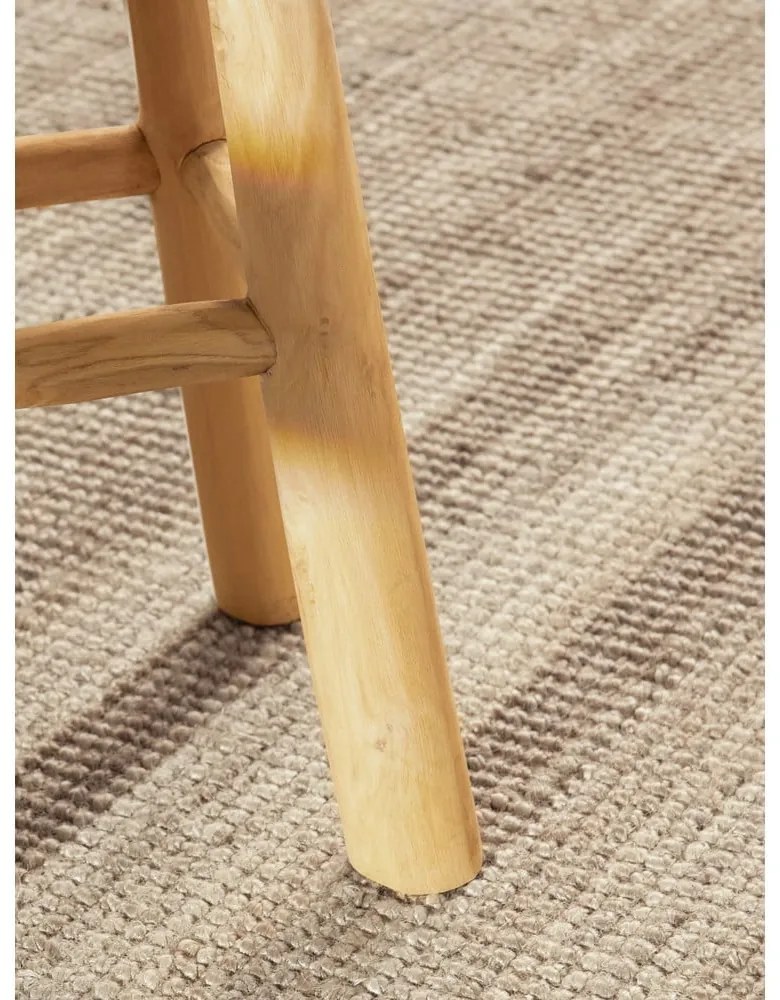 Szürkésbarna juta kerek szőnyeg ø 200 cm Bouclé Jaipur – Hanse Home