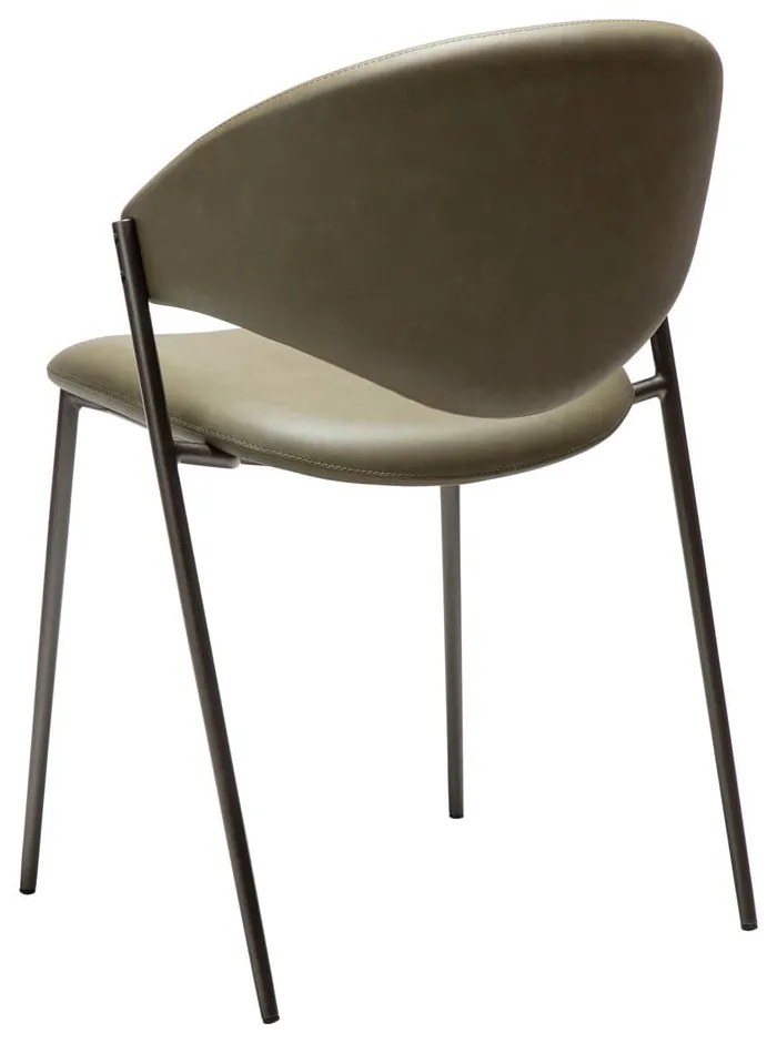 Khaki bőrutánzat étkezőszék Zone – DAN-FORM Denmark