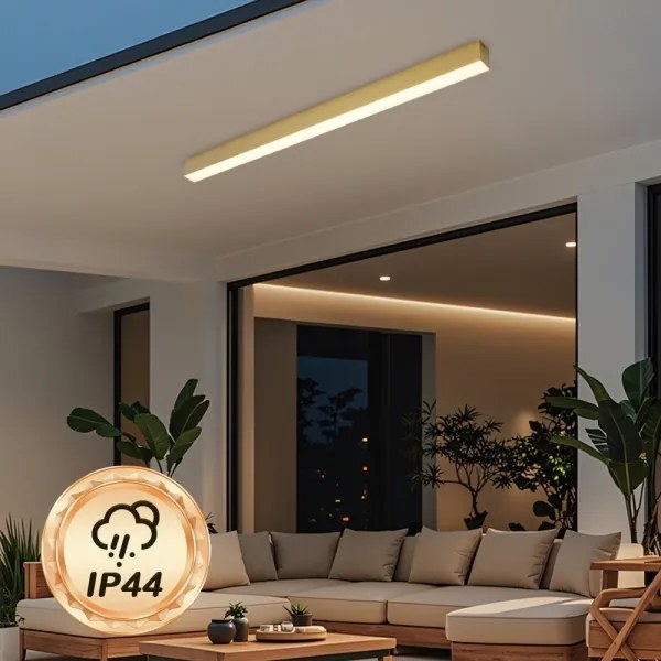 Brilagi - SLEEKLINE LED/40W/230V fürdőszobai mennyezeti lámpa, arany, IP44