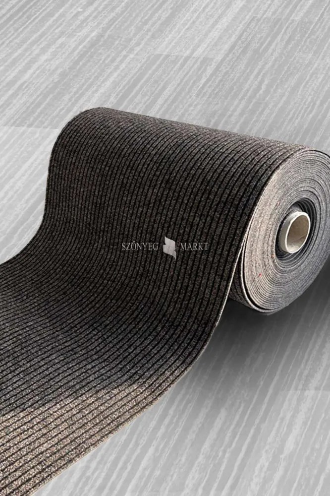 Egyszínű, barna szennyfogó szőnyeg méterben 80 cm szélességű