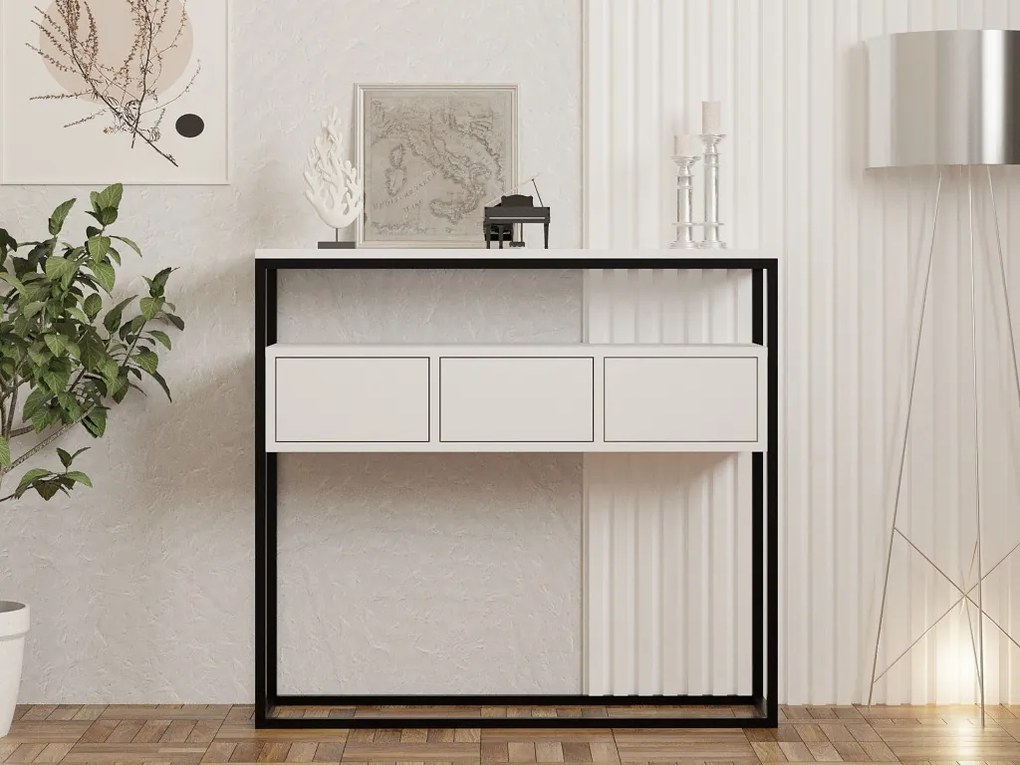Guarda komód, fehér, 100 cm