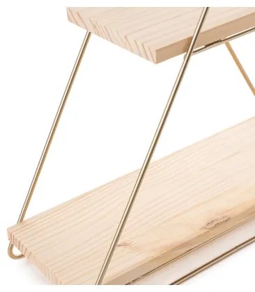 Polcrendező 35x40 cm arany