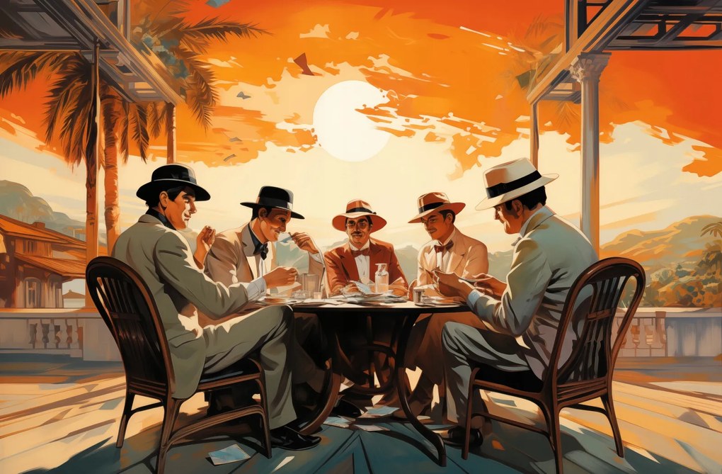 Poszter 91,5x60cm Ülés a Trópusokon