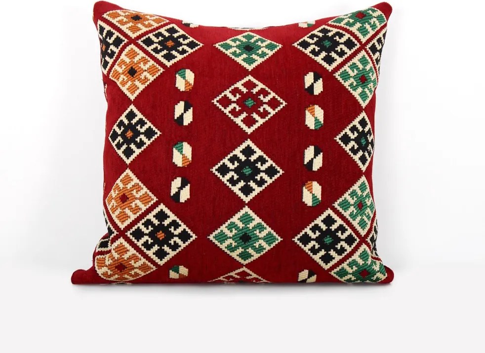 Esmeli díszpárna, piros, 50×50 cm – TR210FLF1114