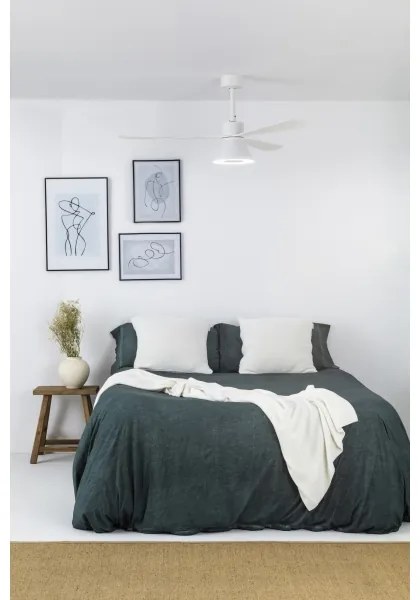 FARO 33760WT-22-LED Fényerő-szabályozható ventilátor AMELIA L CONE LED/20W/230V fehér átm. 132 cm WT + DO