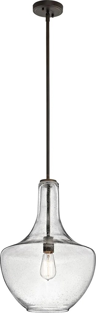 Kichler klasszikus függeszték everly antik bronz elskl-everly-p-m-oz