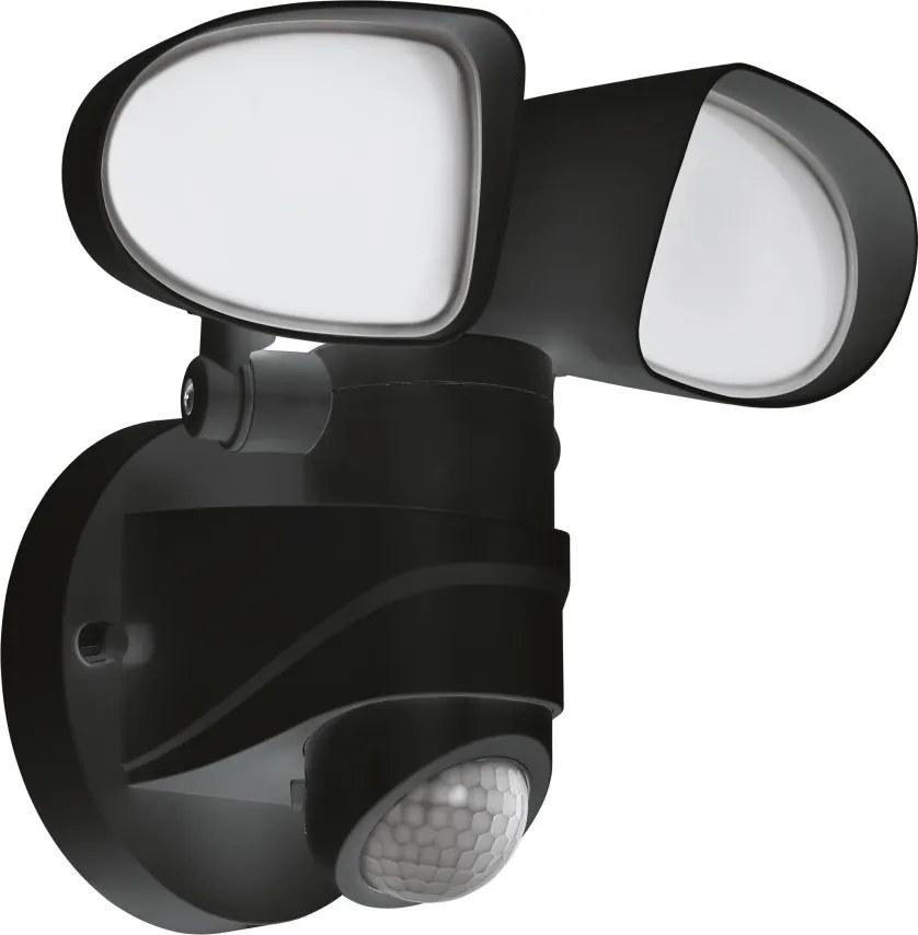 EGLO 98176 PAGINO Fali Lámpa Mozgásérzékelővel Fekete LED IP44