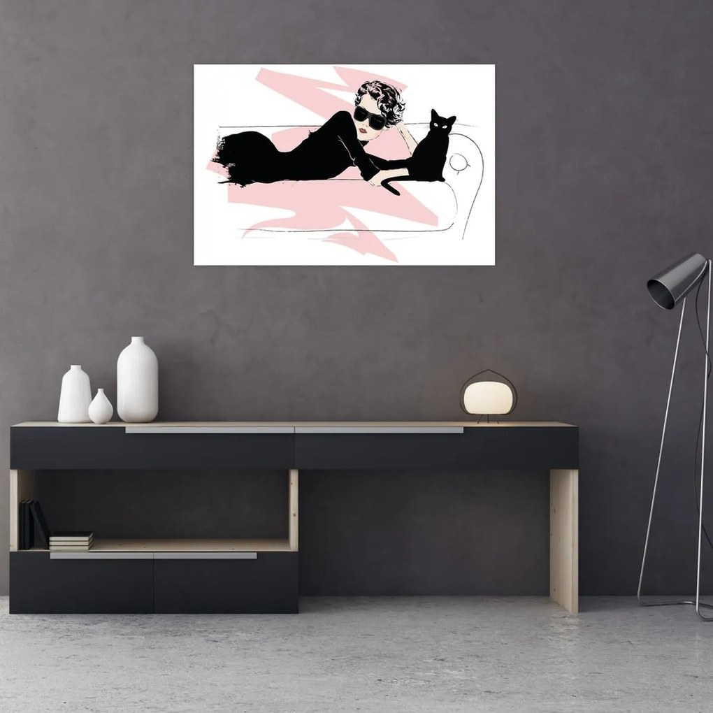 Kép - Fashion lady (90x60 cm)