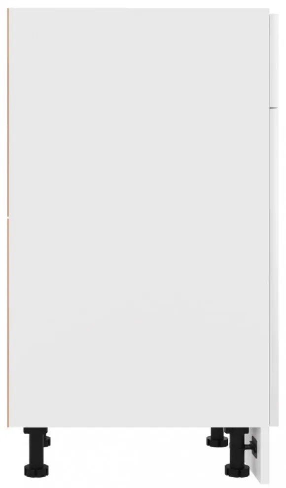 “Lyon” fehér szerelt fa fiókos alsószekrény 40 x 46 x 81,5 cm