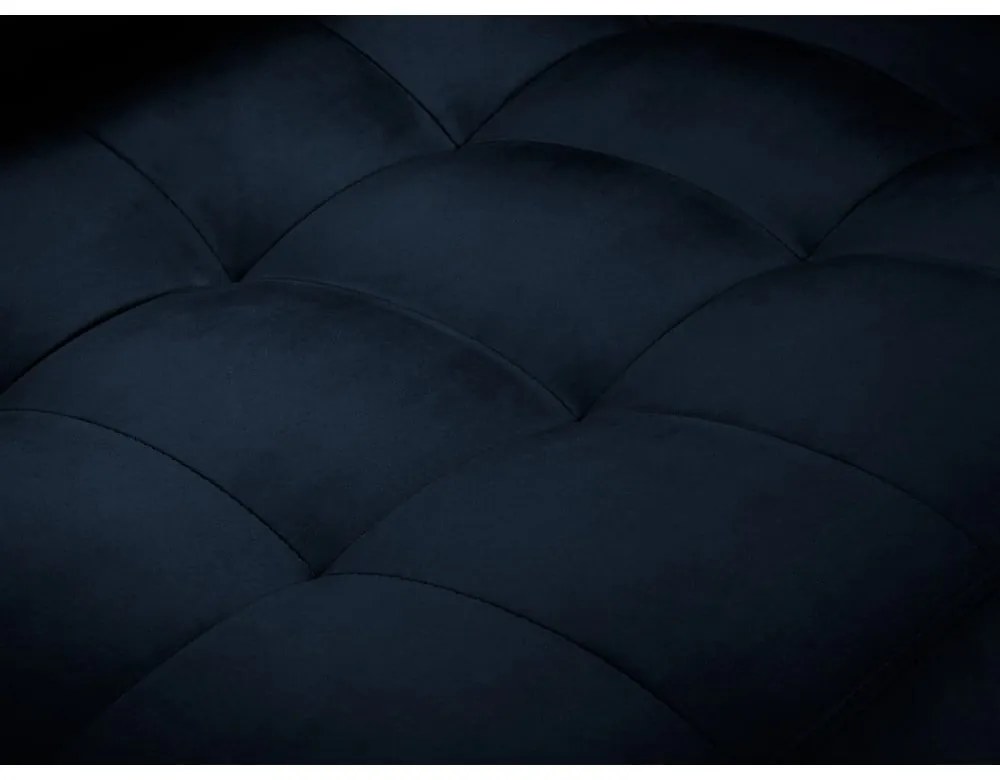 Santo kék bársonykanapé, 219 cm - Milo Casa