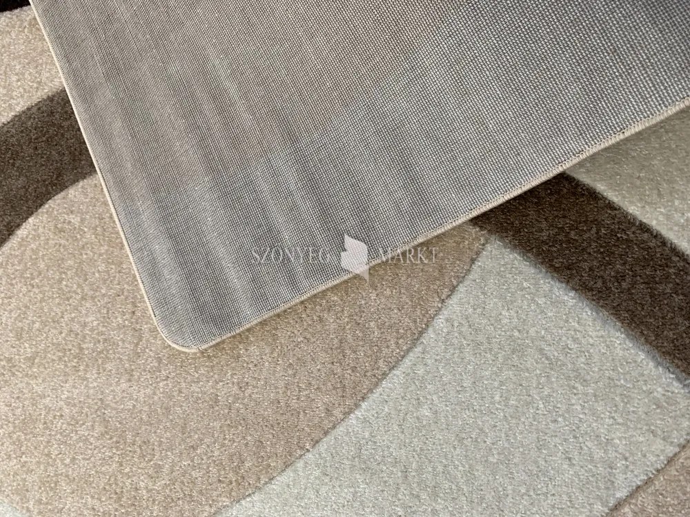 Comfort 4801 bézs modern szőnyeg 60 cm-es szett