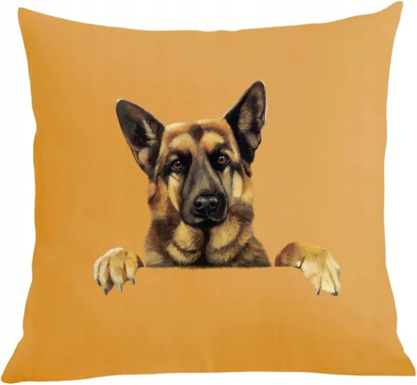 Párna párnahuzat nyomott mintás Német juhászkutya