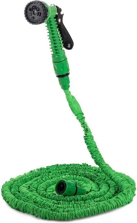 X-HOSE locsolócső szórófejjel 15 m - zöld