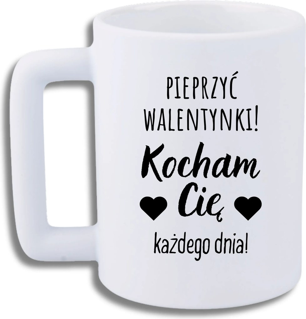 Bögre Fehér Leo Vicces Ajándék Valentin Nap Dugás Valentin Nap