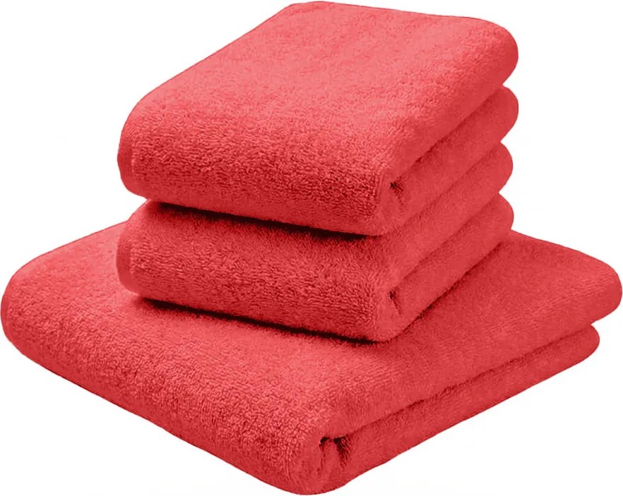 Fürdőlepedő NORIELLE 70x140 cm piros, 100% pamut