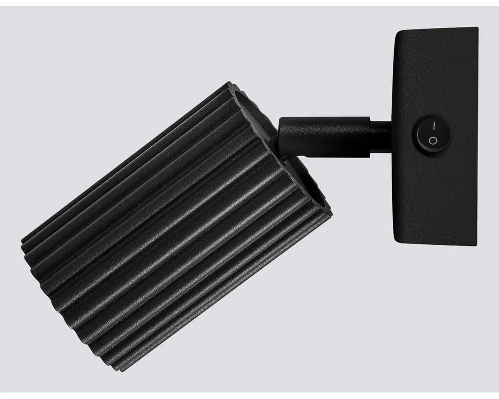 Fekete spotlámpa 8x16 cm Gleam – Sollux