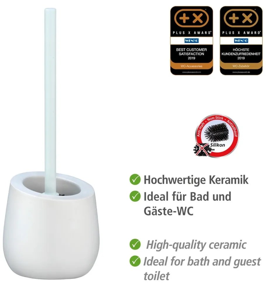 Badi fehér kerámia WC-kefe - Wenko