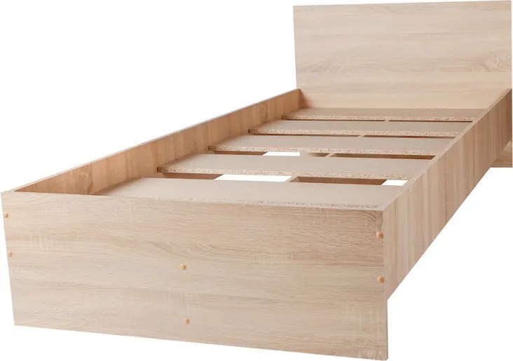 Pietro II NEW Egyszemélyes ágykeret 90x200, ágyráccsal Green Line matraccal - Fehér