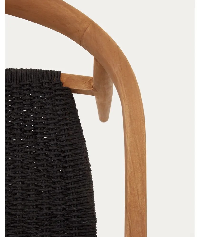 Natúr színű tömörfa kerti szék szett 4 db-os Ydalia – Kave Home