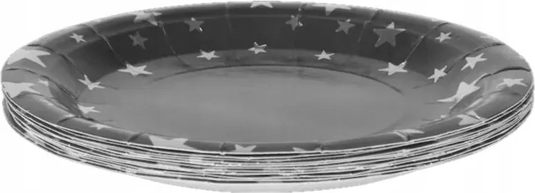 Szilveszteri papírtányér 15 db 18cm eldobható tányér