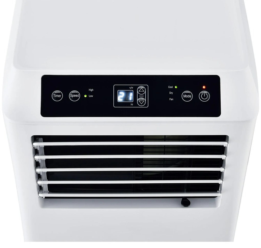 Hordozható klímaberendezés, fehér