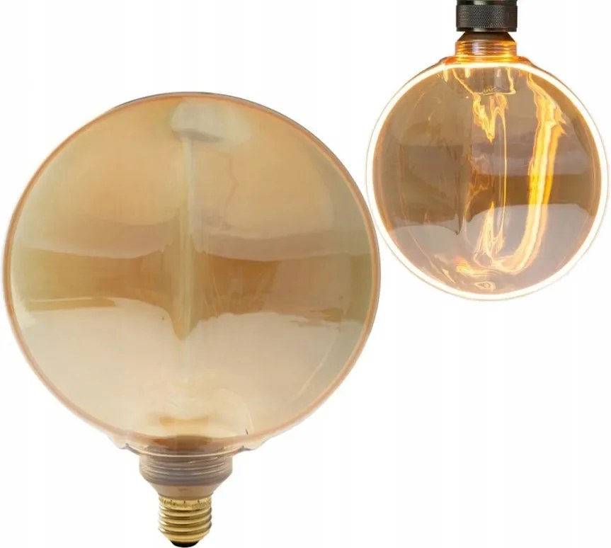 Led izzó Dekoratív Gömb 4W 200lm E27 G188 Meleg Borostyán