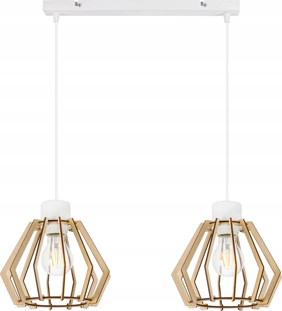 Mennyezeti Lámpa Függő Túlnyúlás csillár loft Fa 2