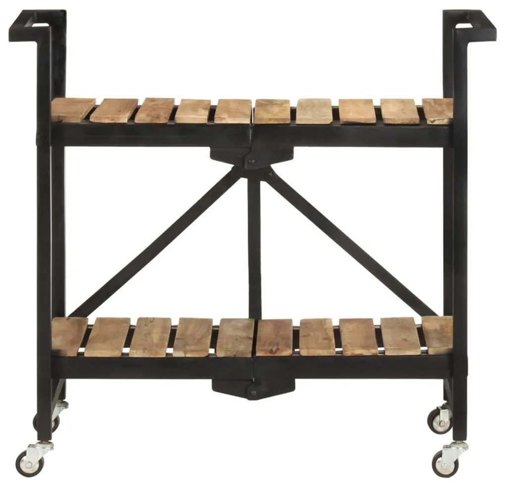 tömör mangófa zsúrkocsi 87 x 36 x 81 cm