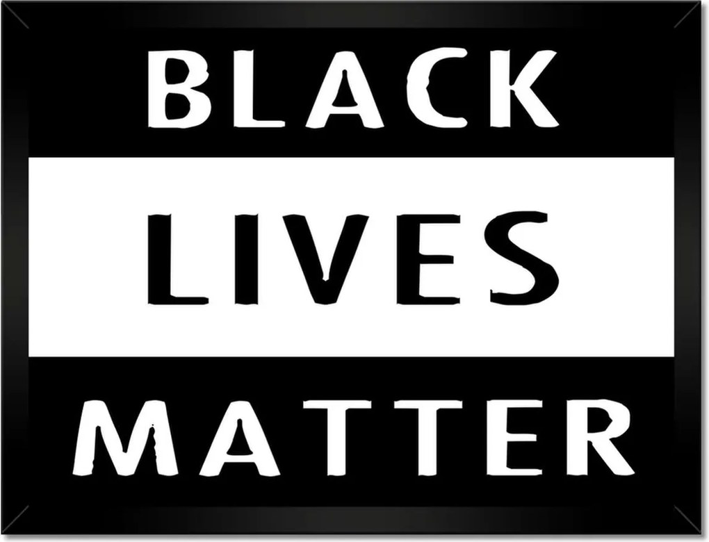 Poszterek keretben 40x30 Black Lives Matter Blm
