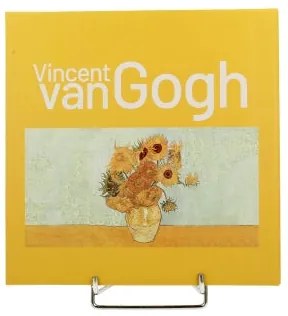 Porcelán desszertes tányér szett 2 db-os 19 cm dobozban Van Gogh Napraforgók