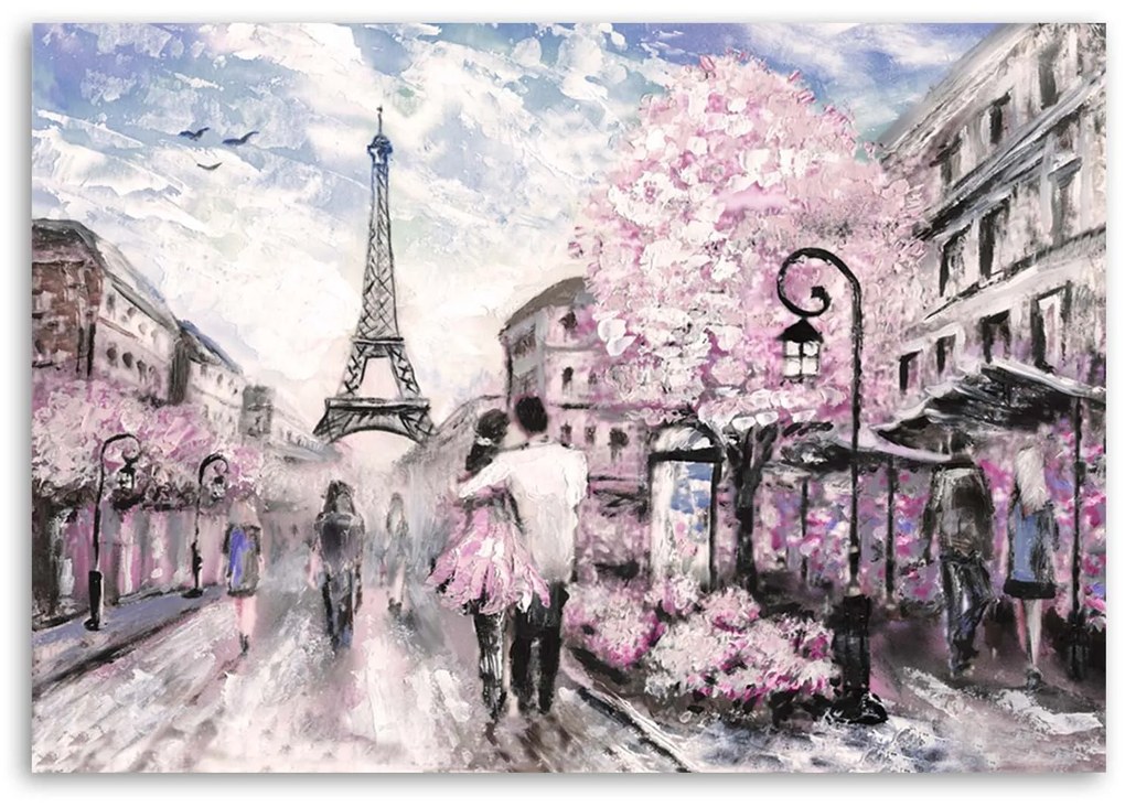 Gario Vászonkép Tavasz Párizsban Méret: 90 x 60 cm
