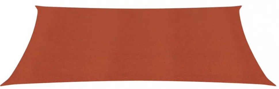 terrakotta HDPE napvitorla 160 g/m² 3 x 4,5 m