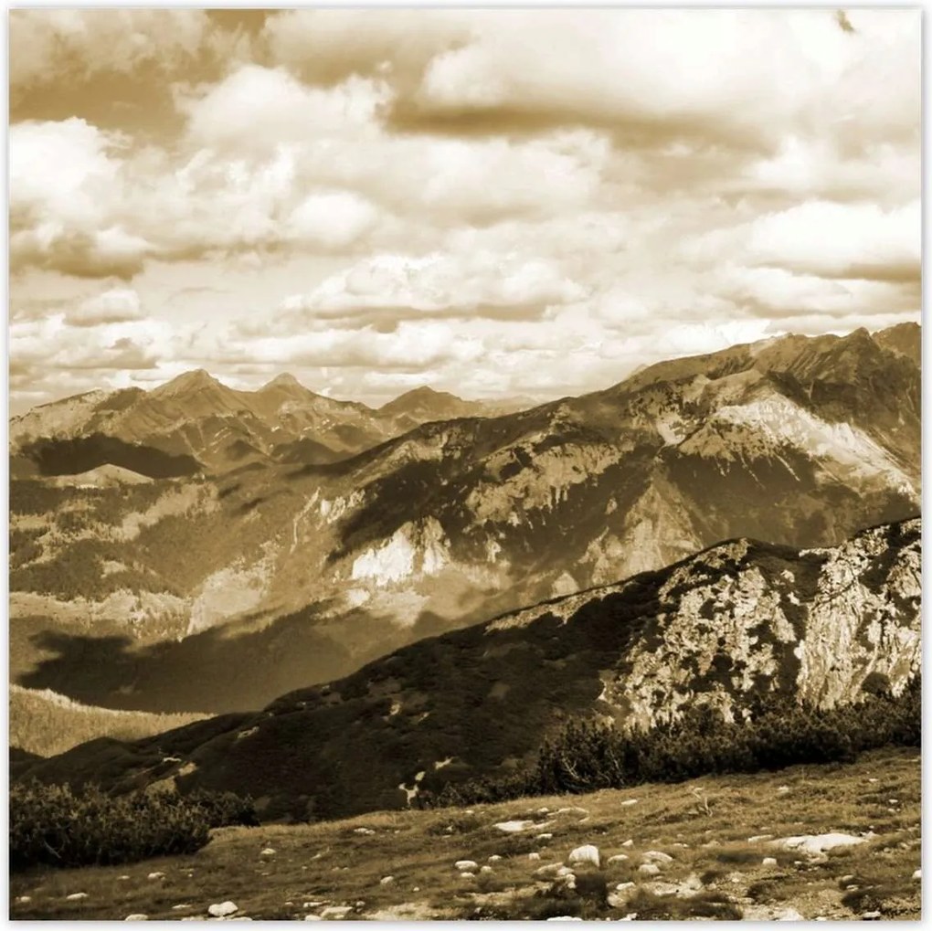 Poszterek 100x100 Tátra Lengyel hegyek Kilátás