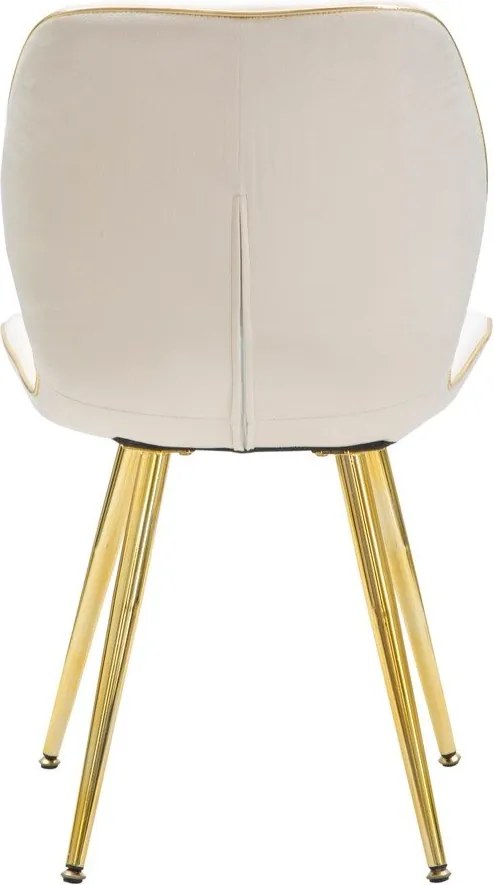 Krémszínű étkezőszék szett 2 db-os Paris – Mauro Ferretti