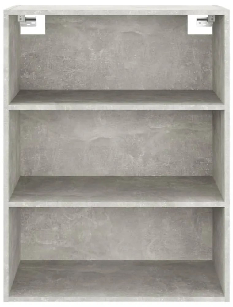 betonszürke függő faliszekrény 69,5 x 32,5 x 90 cm