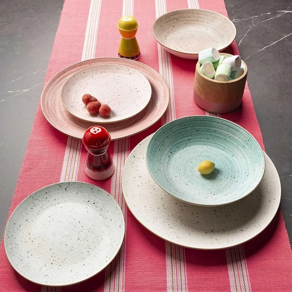 Kék porcelán mélytányér 20 cm Tognana Pepper Azzuro