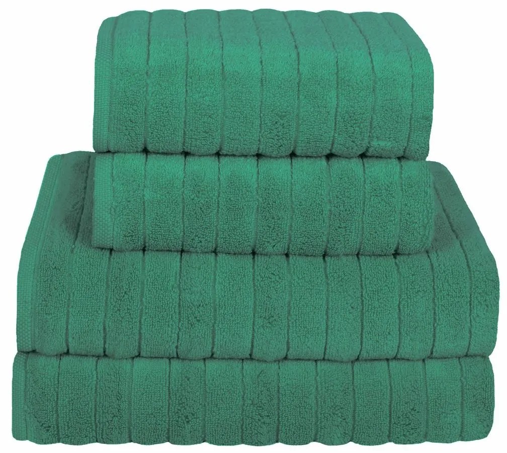 DELUXE  mikro-pamut törölköző sötétzöld, 50 x 95 cm, 50 x 95 cm