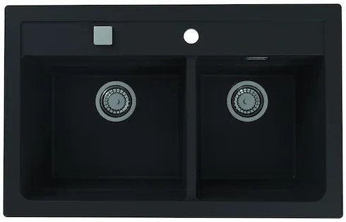 Mosogatótálca Alveus ATROX 50 / 91 fekete 50x19 cm 1132002