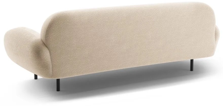 Bézs buklé kanapé 208 cm Poppy – Micadoni